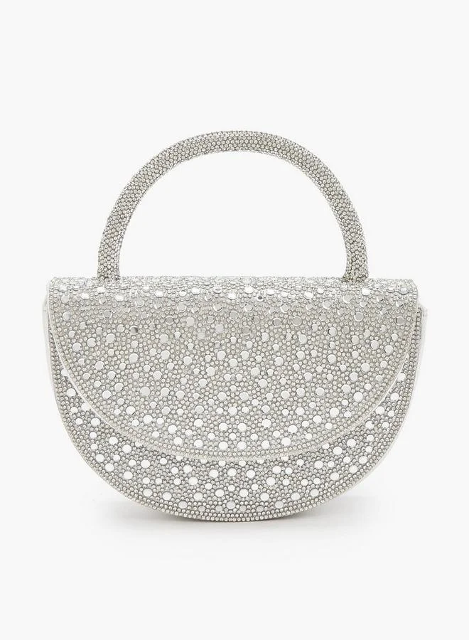 Flora Bella By Shoexpress Crystal Design Bag With Detachable Shoulder Strap Ramadan Collection